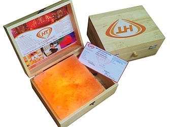 Đèn đá muối massage chân HT002