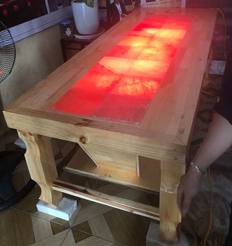 Giường đá muối HT004